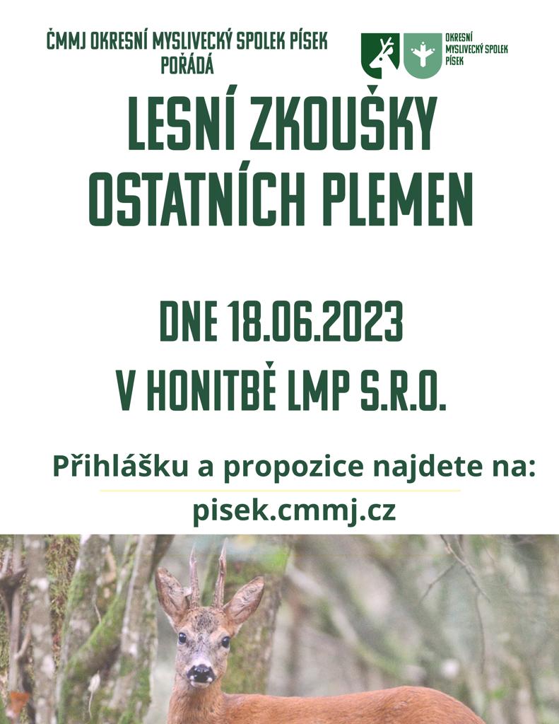 Lesní zkoušky ostatních plemen