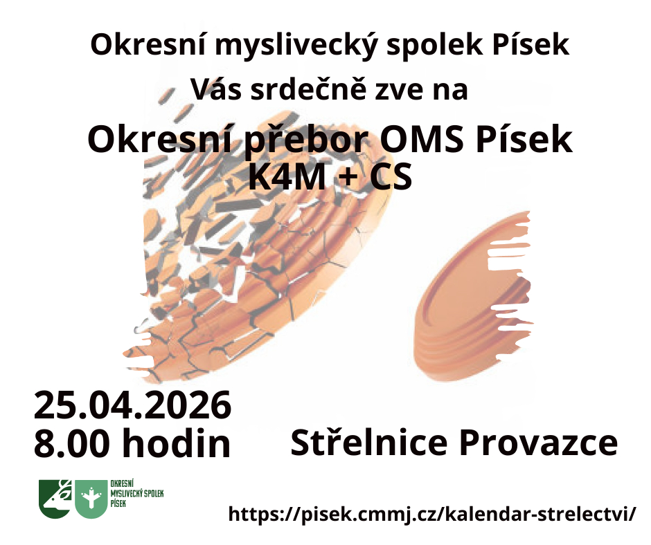 Okresní přebor OMS Písek – K4M + CS 25.04.2026