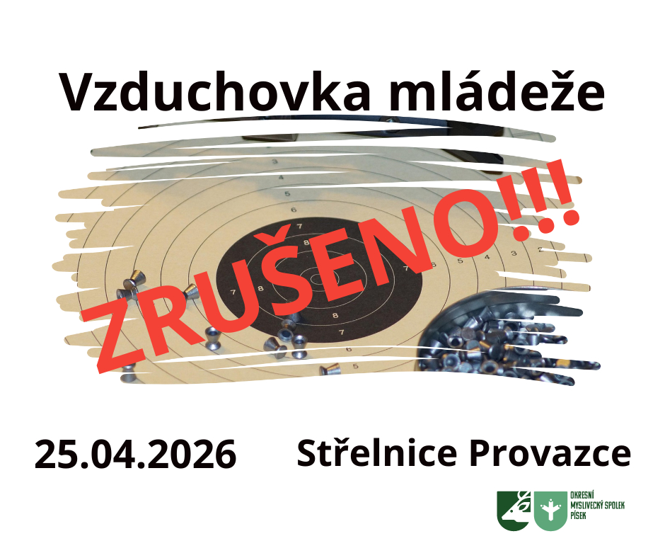 Vzduchovka mládeže – ZRUŠENO!