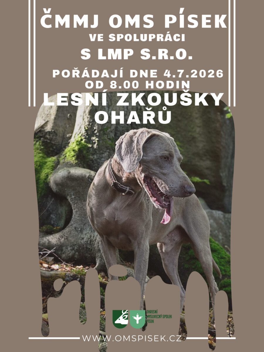 Lesní zkoušky ohařů 04.07.2026