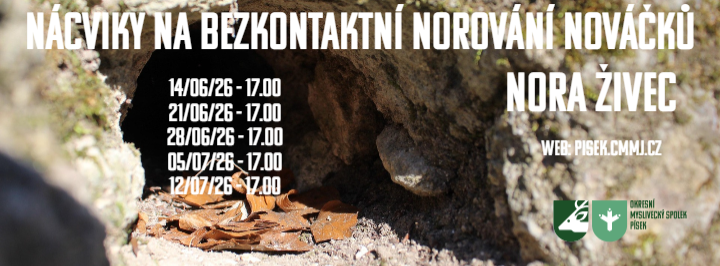 Nácviky na bezkontaktní norování nováčků