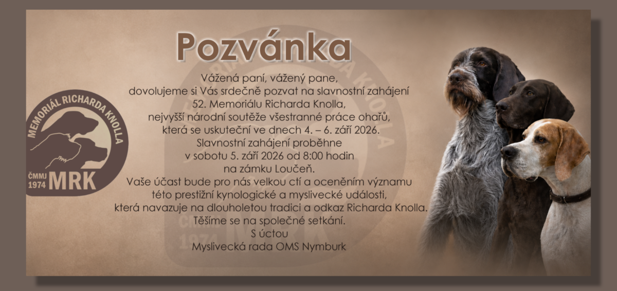 Memoriál Richarda Knolla 2026 – Nymburk